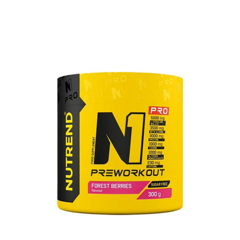 Nutrend N1 Pro Pre-Workout, Forest Berries - 300g