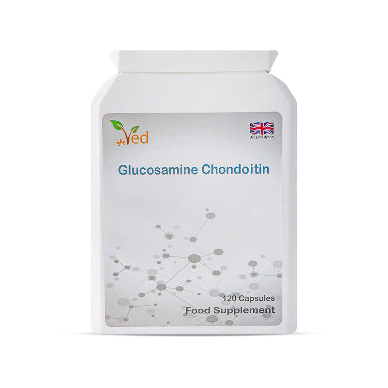Glucosamine and Chondroitin High Strength Supplement - Advanced Glucosamine Sulphate Formula for Joint Health and Mobility - Supports Cartilage and Muscle Recovery