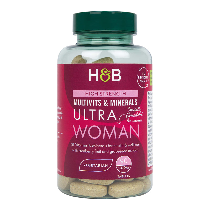 Holland & Barrett Ultra Woman - Multivitamin for Women Formulated with 21 Vitamins & Minerals - 90 Tablets