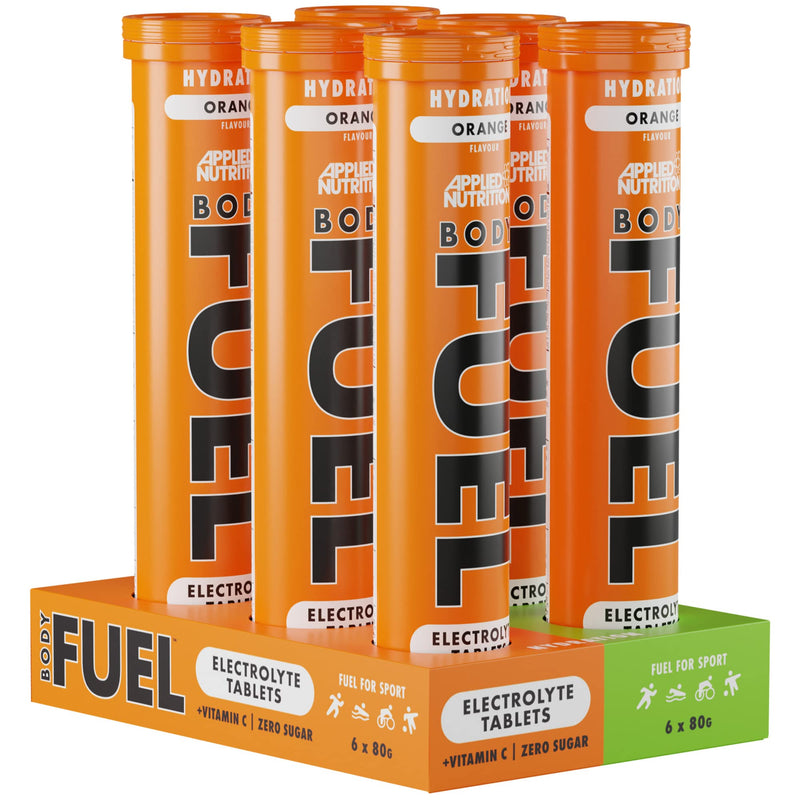 Applied Nutrition Bodyfuel Hydro Rehydration Effervecent Tablet - 6x20 4000MG Tablets (Orange) Orange 120 count (Pack of 1)