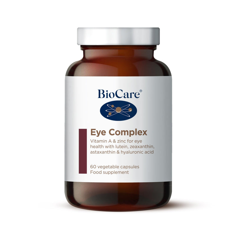 BioCare Eye Complex - Vitamins A, C, E, Zinc & Copper for Vision and Antioxidant Support - 60 Capsules 60 count (Pack of 1)