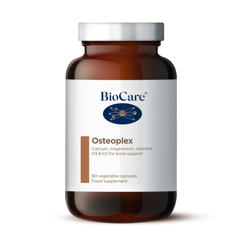 BioCare Osteoplex - Calcium, Magnesium, Vitamins D3 & K2 for Bone and Teeth Support - 90 Capsules