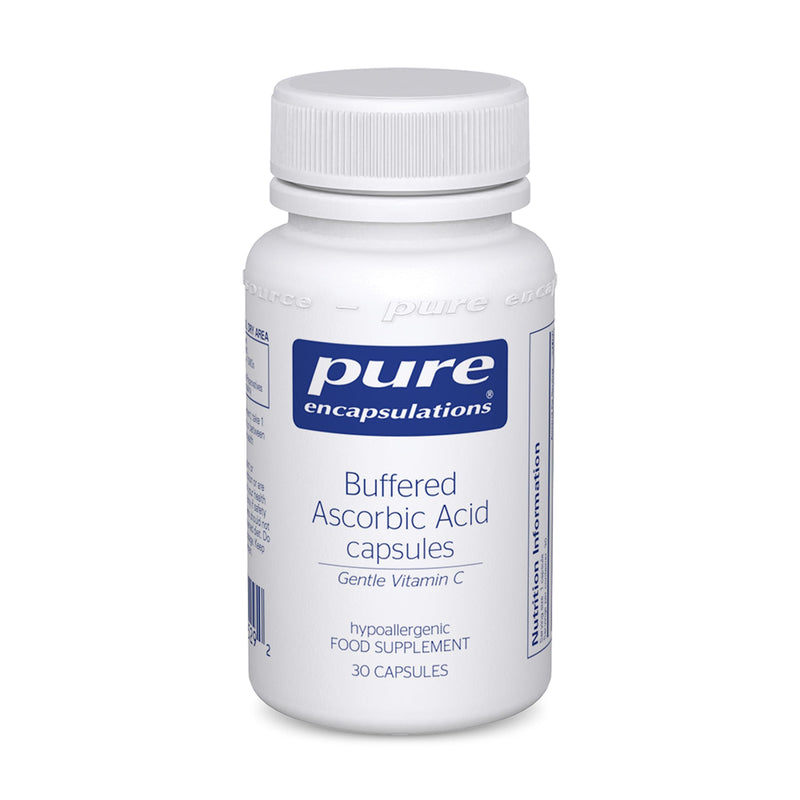 Pure Encapsulations Buffered Ascorbic Acid - Gentle Vitamin C 670mg - with Calcium Ascorbate, Magnesium Ascorbate and Potassium Ascorbate - 30 Capsules 30 count (Pack of 1)