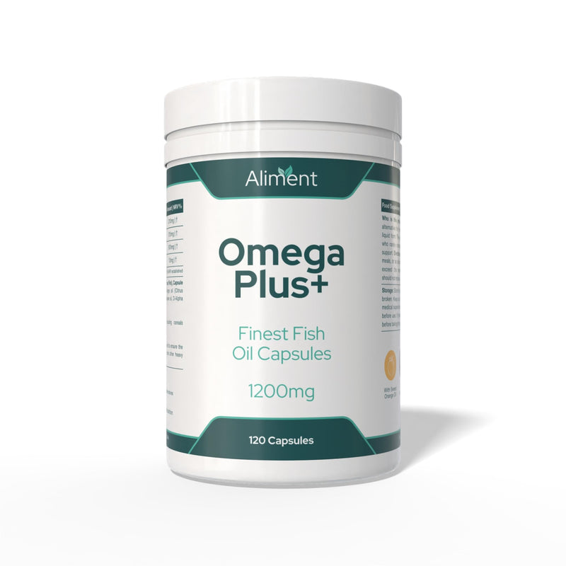 Aliment High Strength Omega-3 Fish Oil Capsules – 2400mg Fish Oil per Serving | 630mg EPA & 420mg DHA | Molecularly Distilled | Brain, Heart & Vision Support | 120 Softgels | Informed Sport Certified