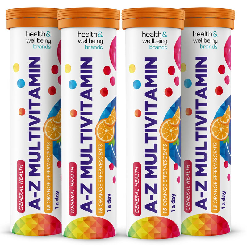 A-Z Multivitamin Orange Flavour Effervescent Tablets - High Strength Tablets for a Healthy Immune System 4