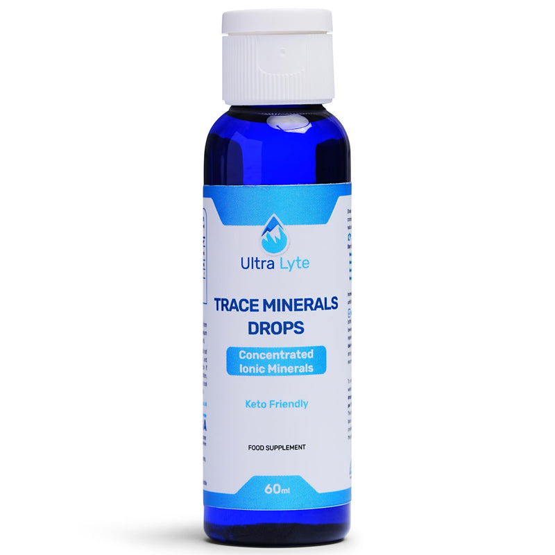 Ultra Lyte Trace Mineral Drops – 59 ml All Natural Complete Mineral Complex Food Supplement – 24 Days Supply – Electrolyte Drops – 72 Trace Minerals (2 oz) 59 ml (Pack of 1)