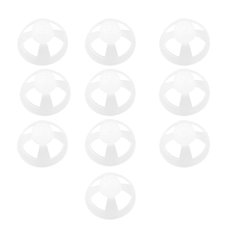 EMSea 10PCS Open Hearing Aid Domes Soft Silicone Single Layer Audiphone Ear Tips Replacements Earbud for Hearing Aid Devices Accessories Small Size 6mm