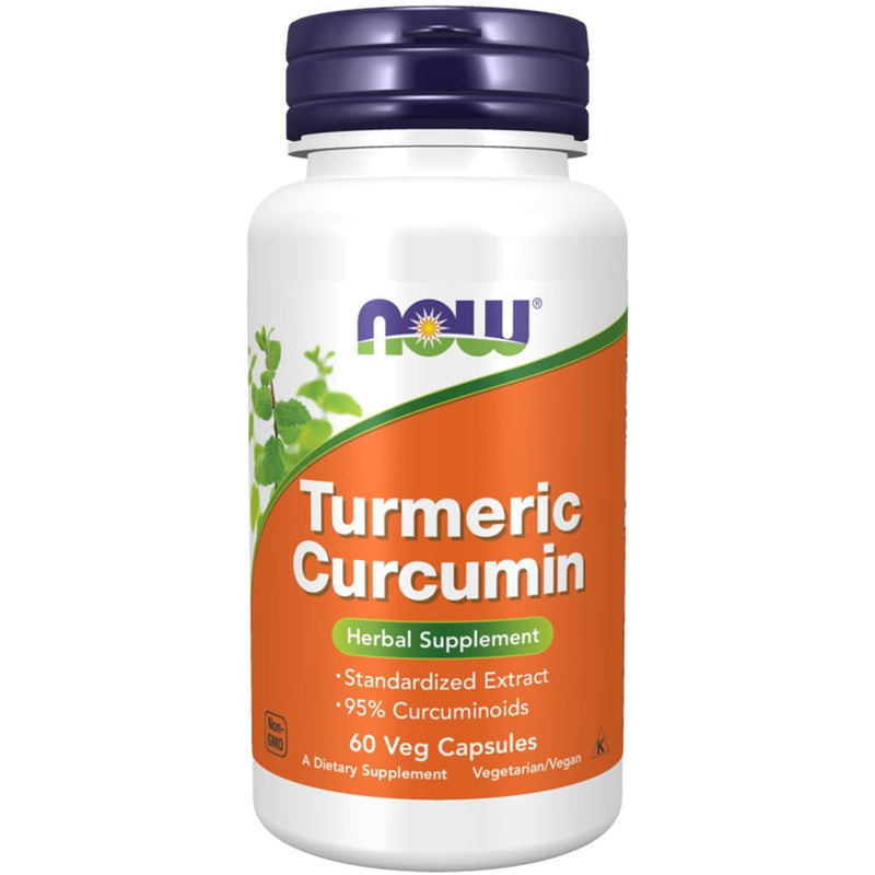 Now Foods, Turmeric Curcumin, 665mg, 60 Vegan Capsules, Lab-Tested, Gluten Free, Soy Free, Gluten Free, Vegetarian, Non-GMO 60 Capsules