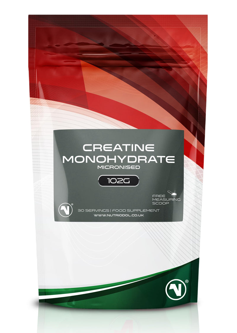 Creatine Monohydrate Powder | Selected Premium Micronised Quality | Pure Unflavoured Muscle Performance and Recovery Supplement. (Unflavoured 102g)