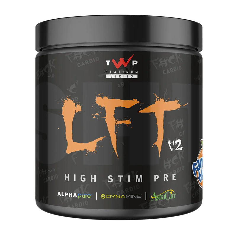 TWP Nutrition Platinum Series LFT V2, High Stim Strong Pre Workout, 390g and 30 Servings, 9 Great Flavours (Fantasy Twist) Fantasy Twist
