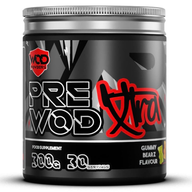 PRE WOD Xtra 300g | Pre Workout Supplement for Functional Fitness (Sour Gummy Bear)