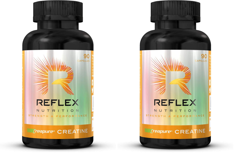 Reflex Nutrition Creapure Creatine Capsules Supplement (90 Caps) (Pack of 2)