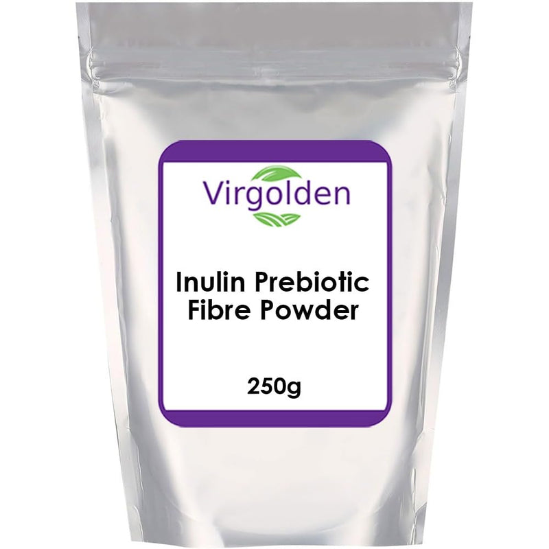 Inulin Prebiotic Fibre Powder 250g by Virgolden - Plant-Based Prebiotic Fibre with a Naturally Gentle Profile