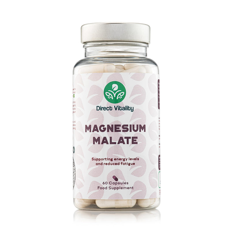 Magnesium Malate | 700 mg per Capsule | UK Made | 2 Months Supply | No Nasty Fillers | Vegan