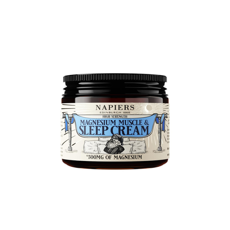 Napiers Magnesium Body Cream - Topical Skin Care Cream with Lavender, Ylang Ylang and Peach Kernel Oil - 100ml Magnesium Cream