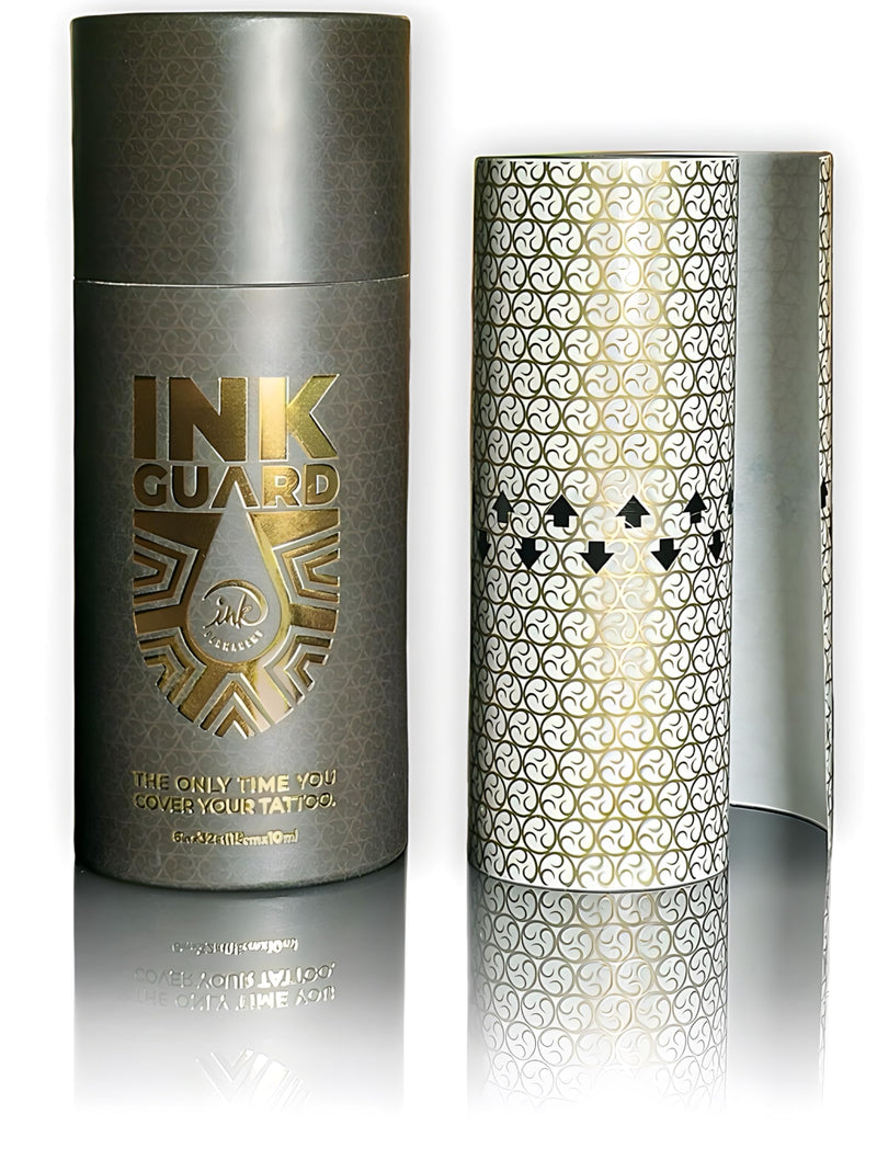 Ink Guard Tattoo Aftercare Bandage 6"x 32 Feet (11 yards) Transparent, Waterproof, Extra Adhesive Second Skin with PET Backing on PU, Tattoo Supplies for Aftercare 6"x 32 Feet (11 yards)