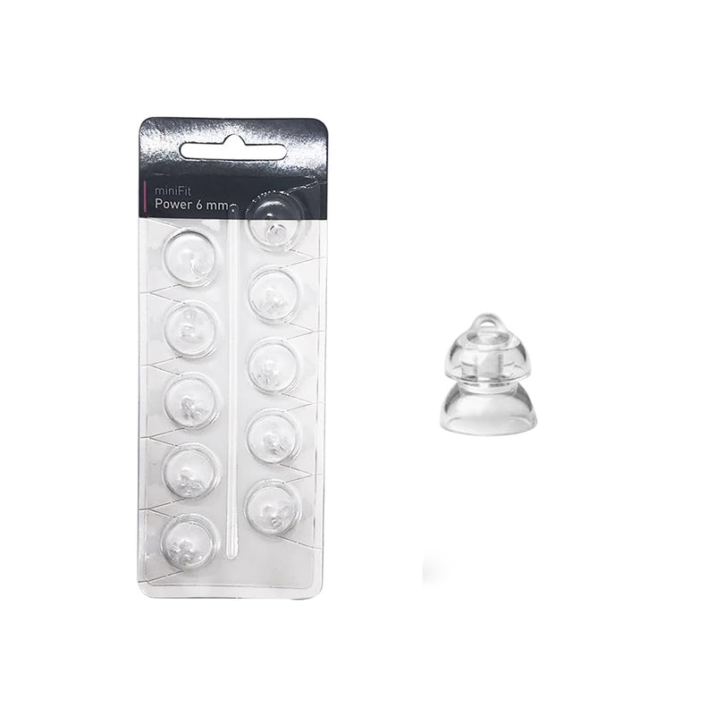 Power Minifit Domes for Oticon Hearing Aids (XS (6 mm) XS (6 mm)