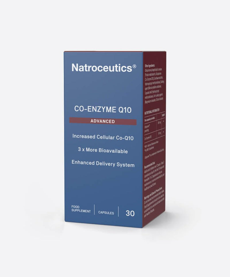 Co-Enzyme Q10 Advanced 30 Vegan Capsules Increased Cellular CoQ10| 3 x More Bioavailable| Enhanced Delivery System