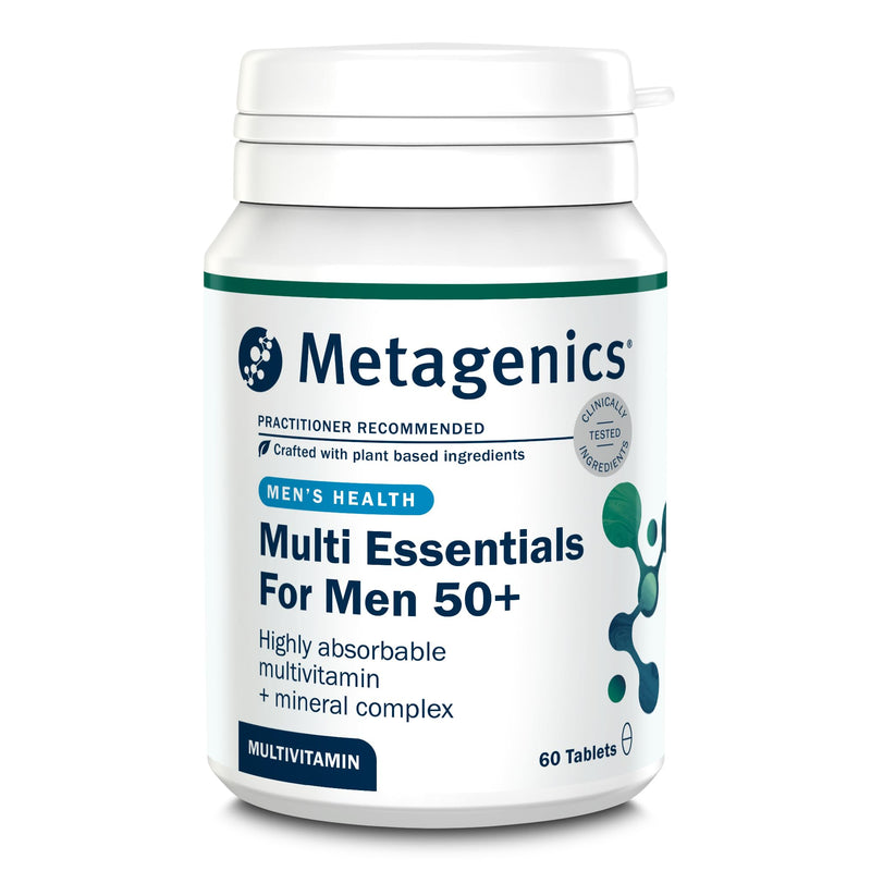 Metagenics Multi Essentials for Men 50+ - High Strength Blend of Key Nutrients - 60 Capsules