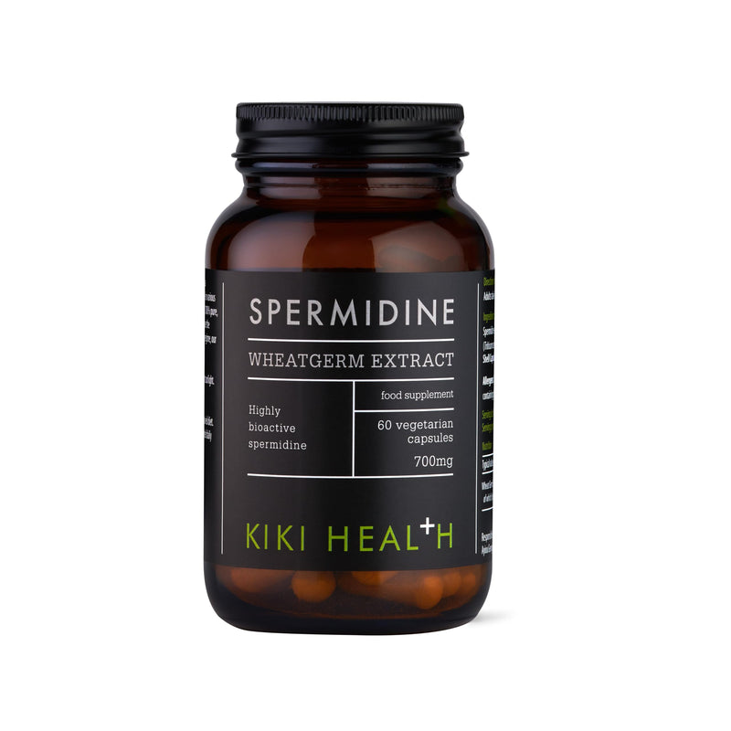 KIKI Health - Spermidine, Wheatgerm Extract - Highly Bioactive Spermidine - Supports Cellular Functions and Vital Processes - Perfect for Intermittent Fasting - 60 Vegicaps
