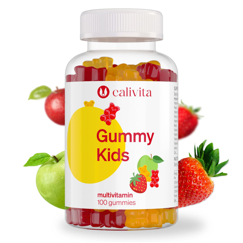 Gummy Kids Multivitamin Gummies | Multivitamin Gummies for Kids Age 3+ | 12 Essential Vitamins & Minerals | Children's Vitamins with Vitamins A C D3 E K1 B6 B12 Zinc & Biotin | Low Sugar | 100 Gummies