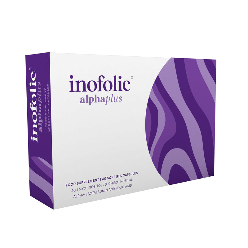 AlphaPlus – Myo-Inositol & D-Chiro-Inositol – 40:1 Ratio – 400ug Folic Acid – PCOS Supplement for Women – Hormonal Balance, Fertility & Metabolic Function – 60 Capsules – 1 Month Supply