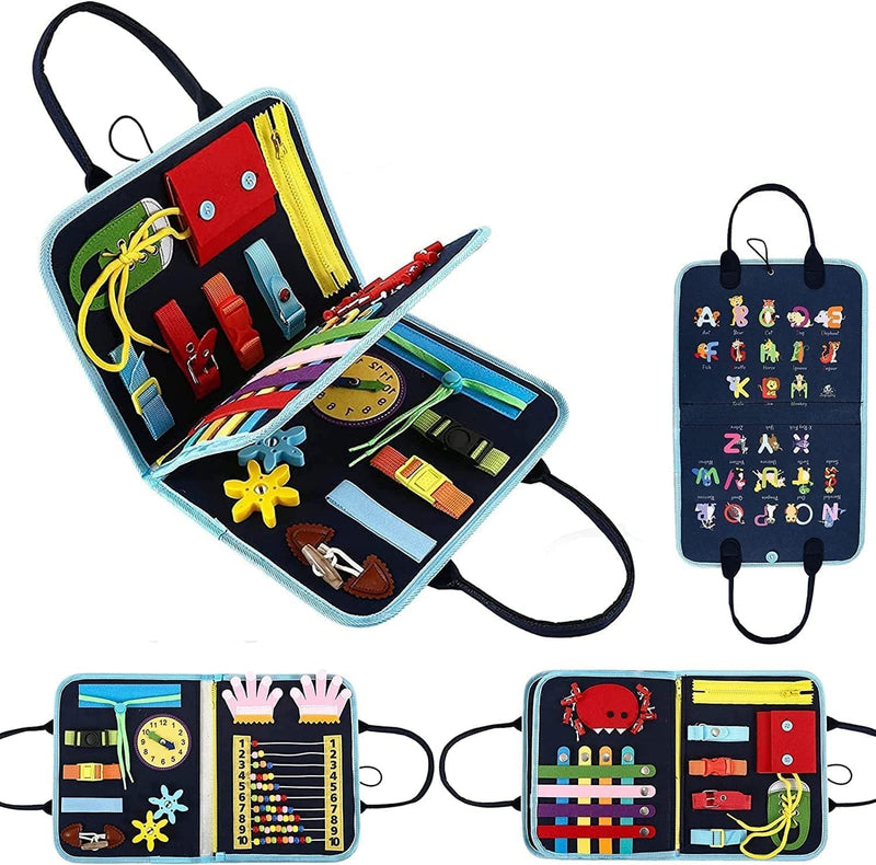 Fidget Pad for Elderly, Dementia & Alzheimer's Activities, Sensory Blanket for Memory Loss, Autism & Anxiety Relief