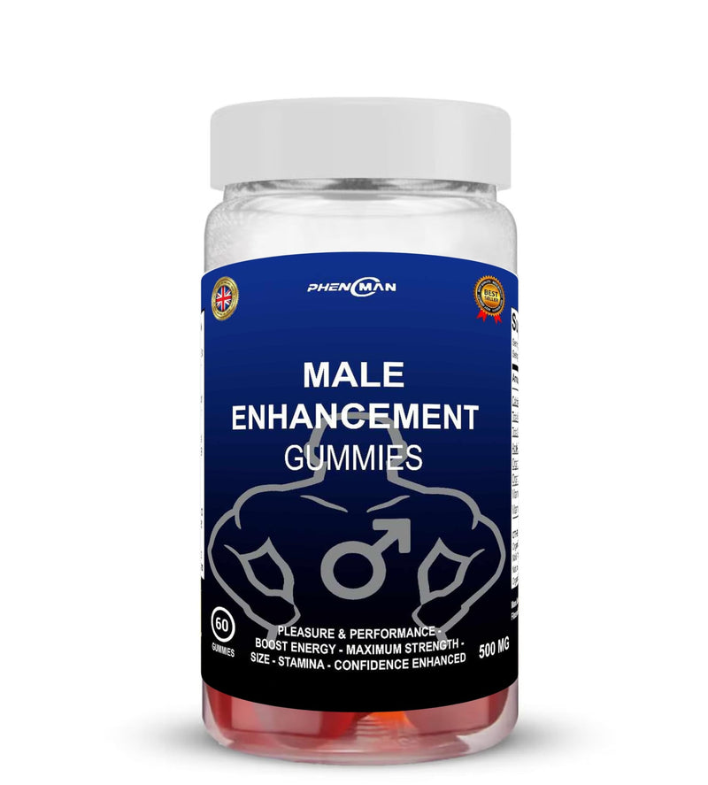 Phenoman Gummies - Bodybuilding Gummies - Natural Ingredients/New & Sealed - 60 Gummies/Dido Extreme Supplements