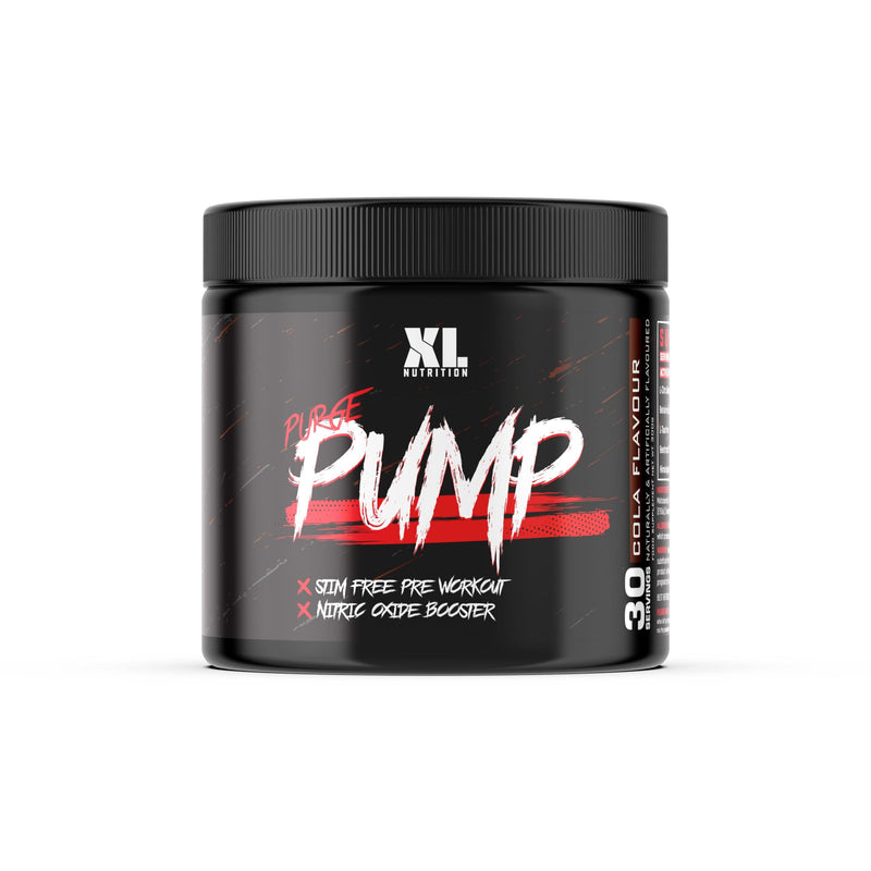 Purge Pump | Stim Free Pre Workout | Nitric Oxide Booster | Increase in Blood Flow | 300 Grams | 30 Servings (Cola) Cola