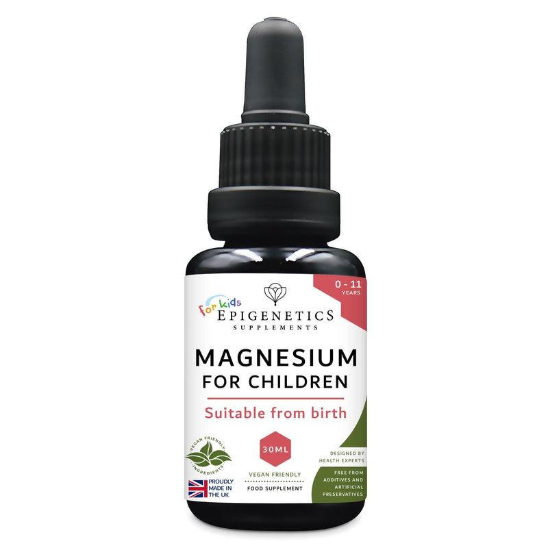 Magnesium for Kids Children & Baby 30ml | Supports Sleep & Relaxation, Helps Calm & Focus, Supplements for 0-11 Years | Bones, Teeth & Energy | Sugar & Flavouring Free UK Made Vegan 0.05 ml (Pack of 600)