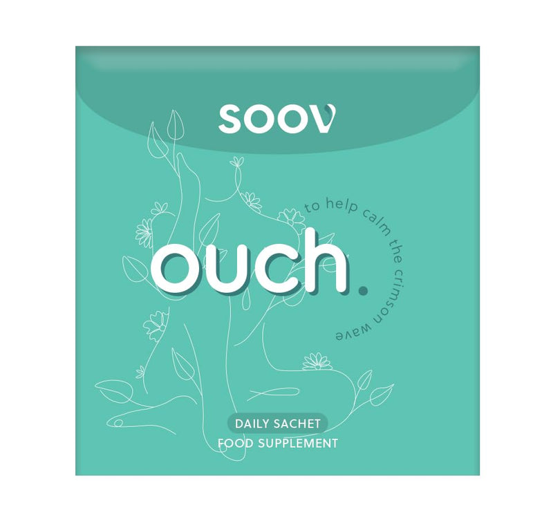 Ouch - to Help Calm The Crimson Wave - 7-Day Period Supplement (4 Capsules a Day) - Soov by G&G Vitamins