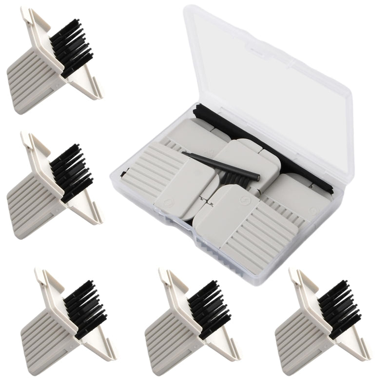 Hearing Aid Filter, Set of 5 (40 Pcs) Ear Wax Filter, Replacement Filter, Cleaning Brush and Cleaning Cloth - for Widex, Phonak, Resound etc