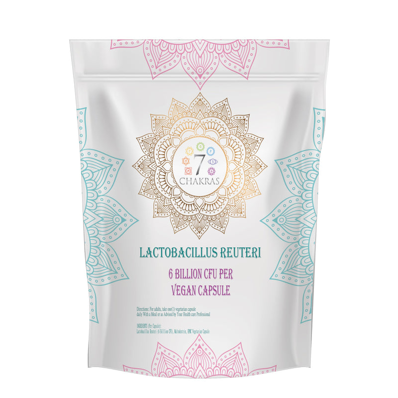 7C Lactobacillus Reuteri | 30 High Strength L Reuteri Capsules - 6B CFU L-Reuteri Probiotic per Serving | Probiotic Lactobacillus Supplement | Non-GMO, Gluten & Allergen Free | Made in The UK 30 count (Pack of 1)