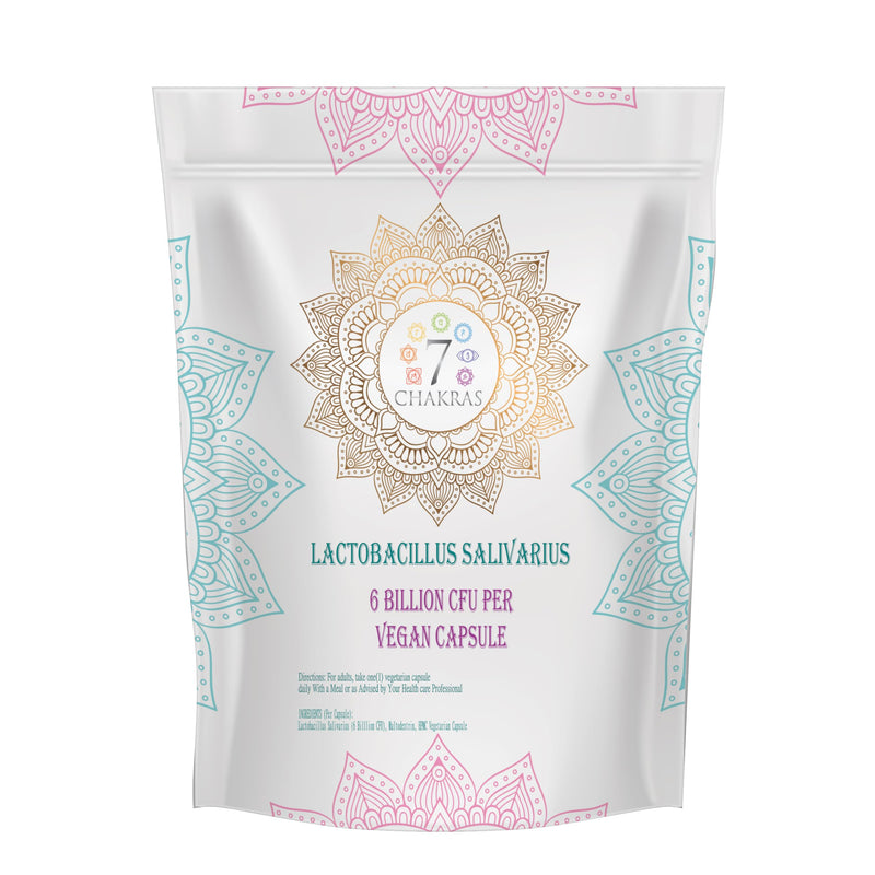 7C Lactobacillus Salivarius | 120 High Strength L Salivarius Capsules - 6B CFU L-Salivarius Probiotic per Serving | Lactobacillus-Salivarius Probiotic | Non-GMO Gluten & Allergen Free | Made in the UK 120 count (Pack of 1)
