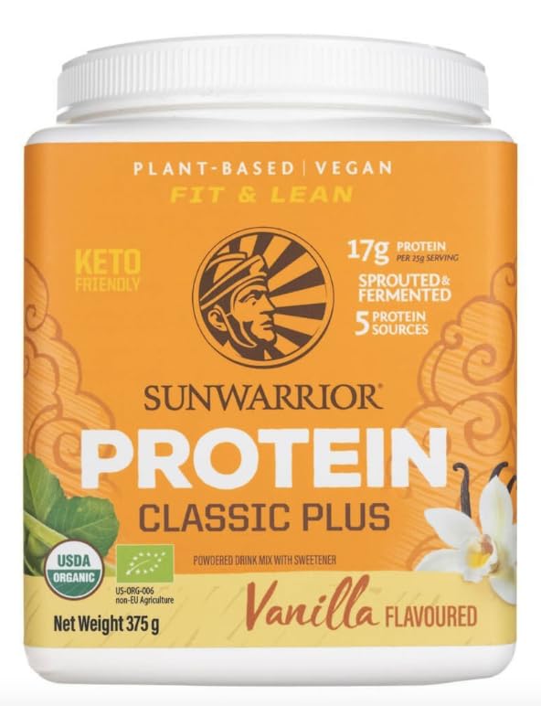 Plant-Based, Warrior Protein Warrior Classic Plus Vanilla 375g