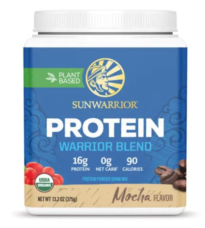 Plant-Based, Warrior Protein Warrior Blend Mocha 375g