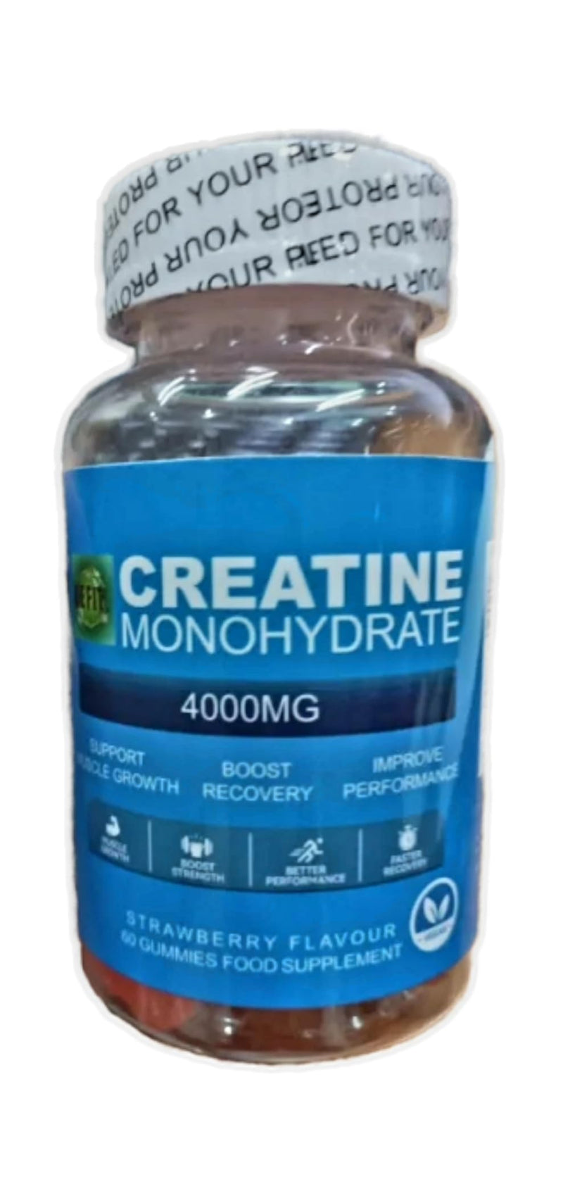 Creatine Monohydrate, 4000 MG, 60 Vegan Gummies