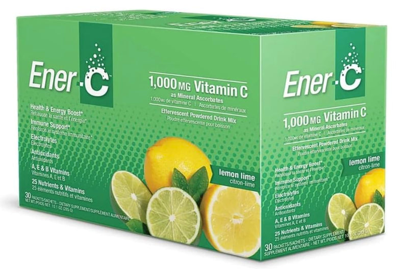EnerVitamin C, Lemon Lime, 30 Packets/Sachets