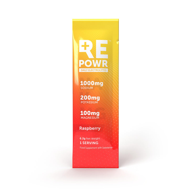 Raspberry 30's - Clean Electrolytes Sachets Made with Natural Desert Salt | 1000mg Sodium. 200mg Potassium. 100mg Magnesium | Sugar Free. No Calories | Vegan, Keto and Fasting Friendly Raspberry 30 Servings (Pack of 1)