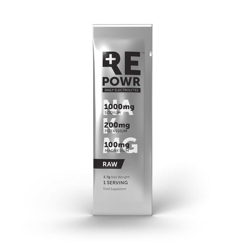 RAW 30's - Unflavoured and Unsweetened Electrolytes Sachets Made with Natural Desert Salt | 1000mg Sodium. 200mg Potassium. 100mg Magnesium | Sugar Free. Zero Calories | Suitable for Fasting RAW Unflavoured & Unsweetened 30 Servings (Pack of 1)