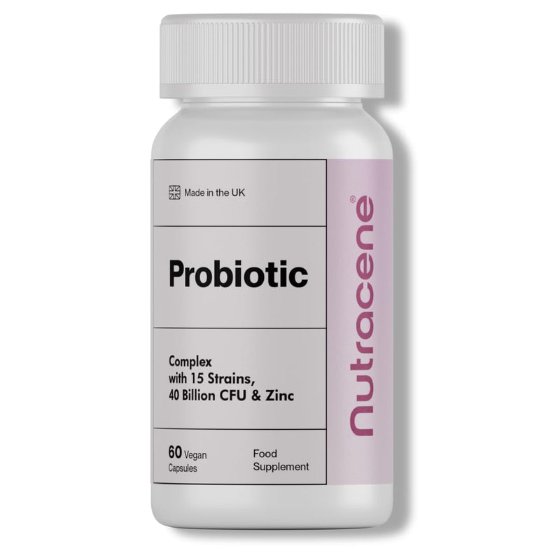 Advanced Probiotic | Delayed Release Capsule | 40 Billion CFU | 15-Strain Formula with 26B Acidophilus | Made in the UK | GMP Standards | Vegan | Gluten & Dairy Free