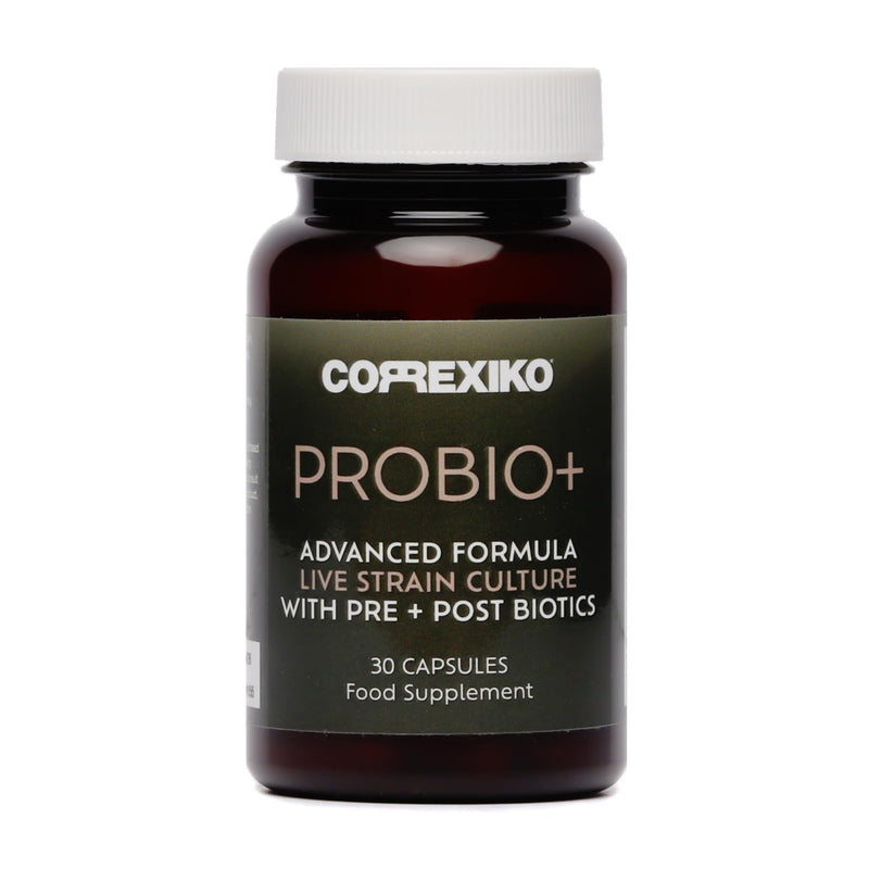 CORREXIKO Probio+ Probiotic Tablets - Advanced 12 Strain Culture - Contains Prebiotics & Postbiotics for Gut Health - Supports Digestion, Immune Health & Reduces Bloating - 30 Capsules, 1 Month Supply