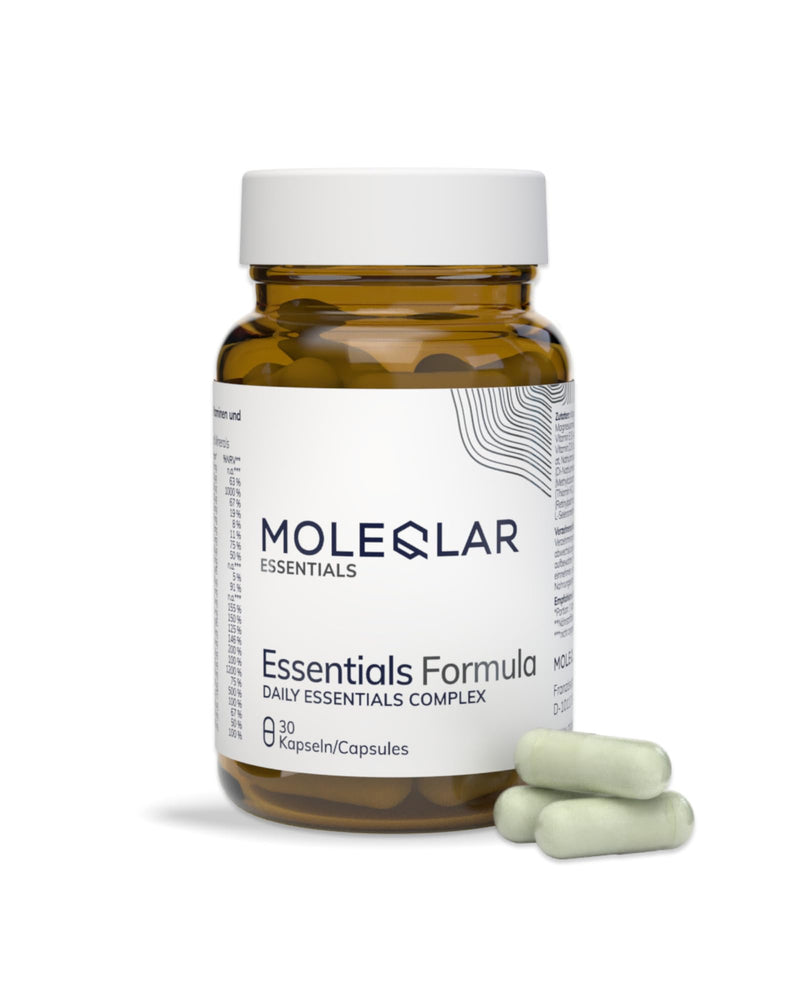 MoleQlar Essentials Formula 30 Capsules – Vitamin & Mineral Complex, 1 Per Day, Daily Essential Intake