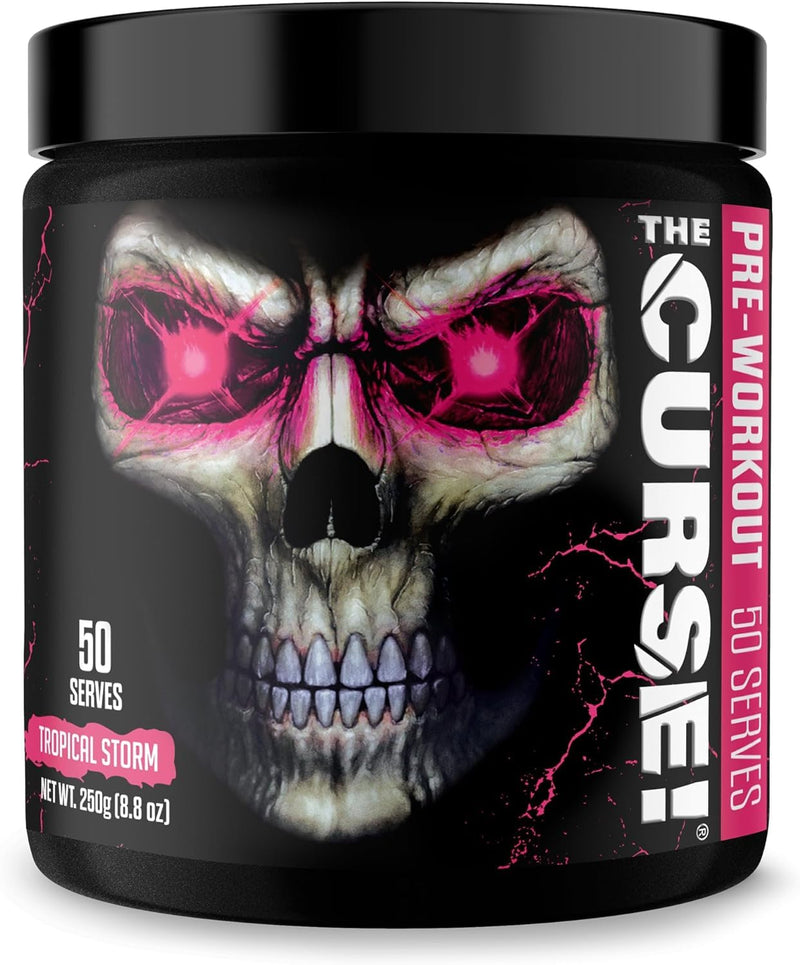 JNX The Curse! Pre Workout Powder Increases Blood Flow, Boosts Strength and Energy, Improves Exercise Performance with Creatine (Tropical Storm) Tropical Storm