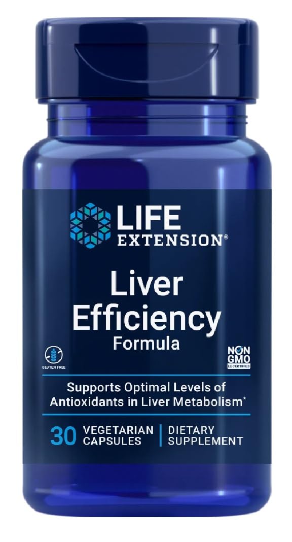 Life Extension - Liver Efficiency Formula | Optimal Support for Liver Health and detoxification - 30 Capsules