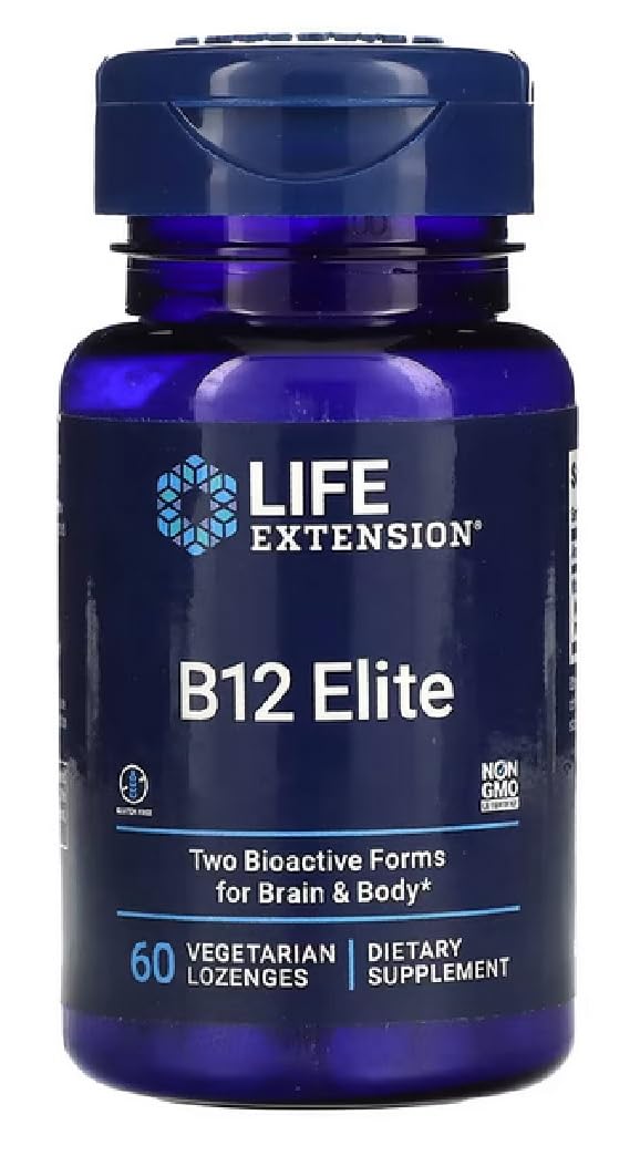 Life Extension - B12 Elite | High-dose Vitamin B12 to Support Energy and The Nervous System - 60 lozenges