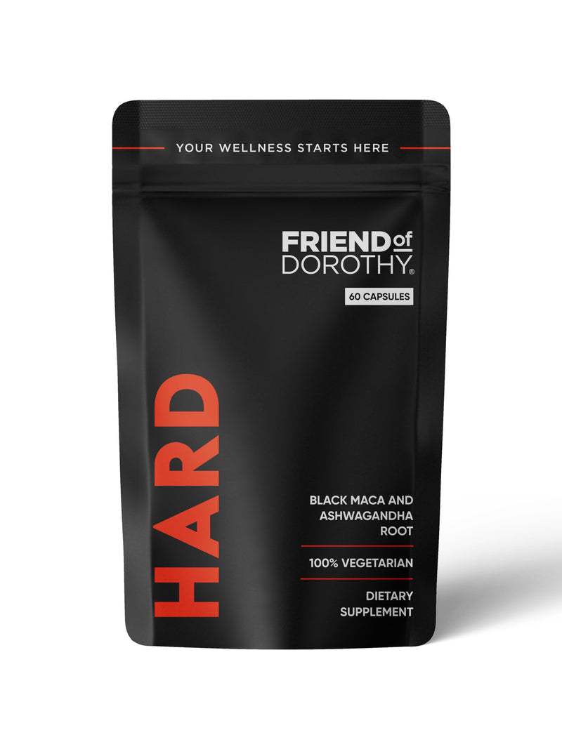 Hard Supplement for Men - Black Maca & Ashwagandha Root - Natural Performance Support - Enhances Energy, Vitality, Hormonal Balance - 60 Capsules 60 Capsules/Pouch