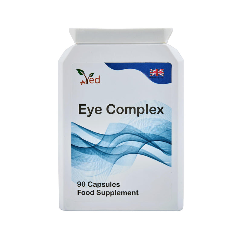 Ved Eye Complex, Lutein, Meso-Zeaxanthin, Zeaxanthin, NZ Blackcurrant, Bilberry, Goji Berry, 90 Vegan Capsule (3 Months Supply)