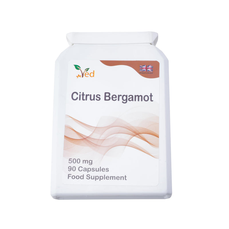 Ved Citrus Bergamot, Citrus Bergamot Extract,500mg, 90 Vegan Capsules(3 Months Supply)