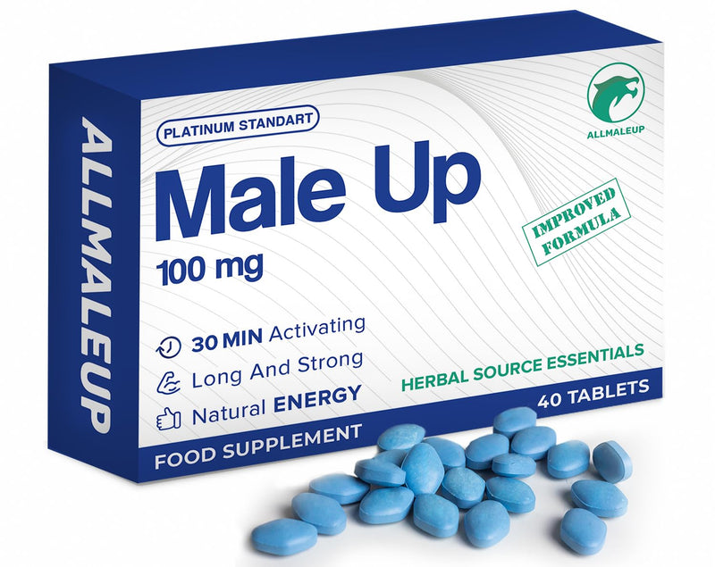40 Pills for Men - Extra Strong Stamina Booster, Organic Herbal Energy Powder, Long-Lasting Male Supplement, Made in The UK